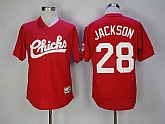 Chicks #28 Bo Jackson Red Stitched Movie Jersey,baseball caps,new era cap wholesale,wholesale hats